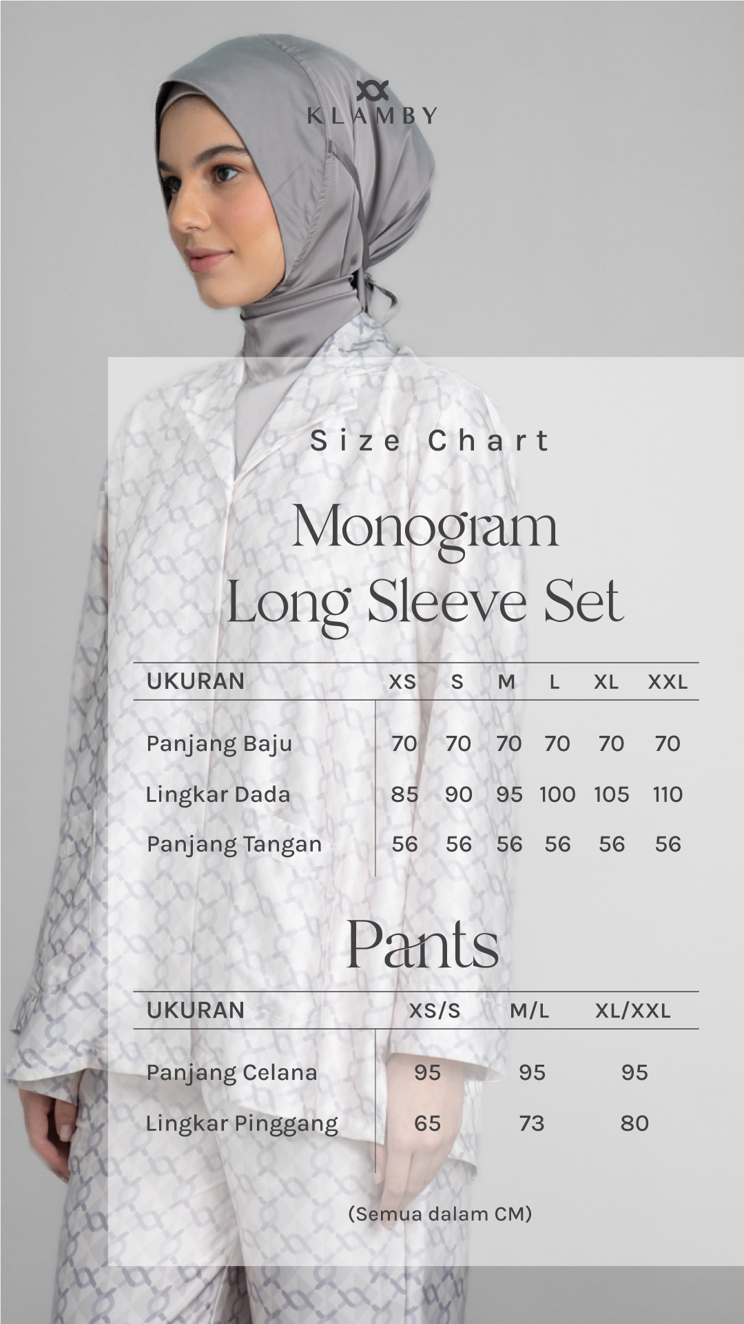 Monogram Long Sleeve Set Licorice