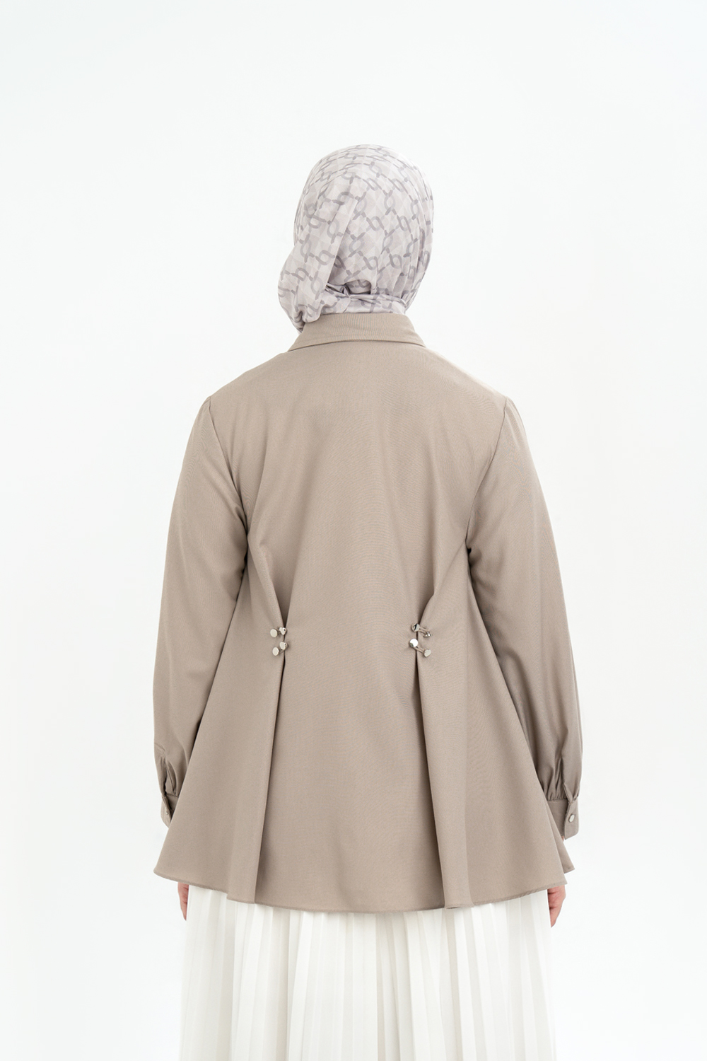 Camille Shirt (Minor) Shaker Beige