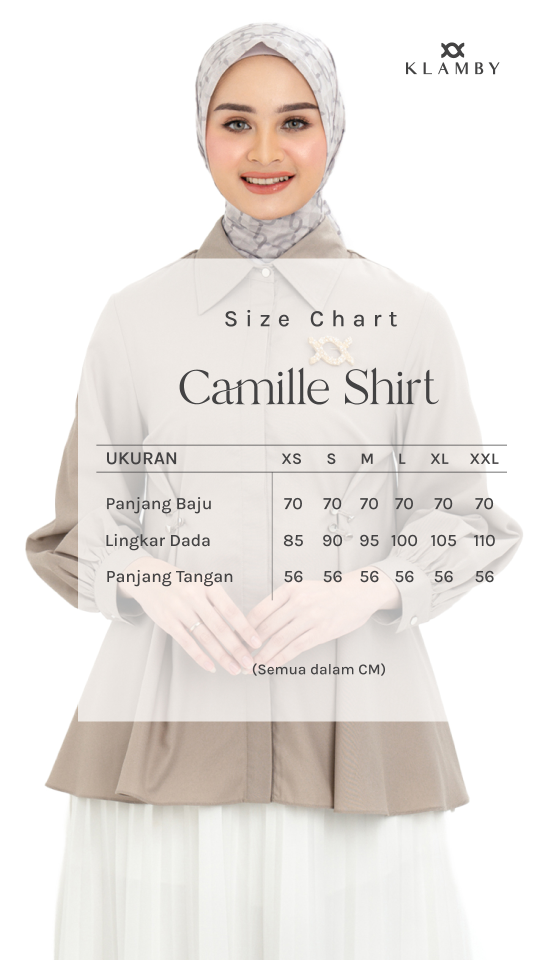 Camille Shirt (Minor) Shaker Beige
