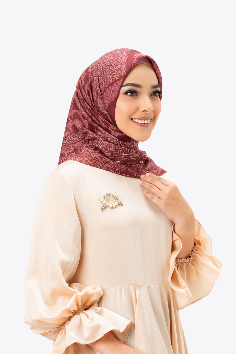 Mantingan Scarf Two Tone