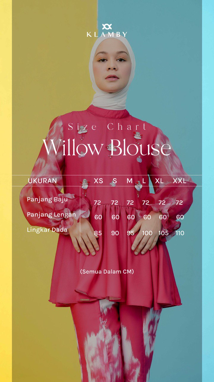 Willow Blouse (Minor) Cerise