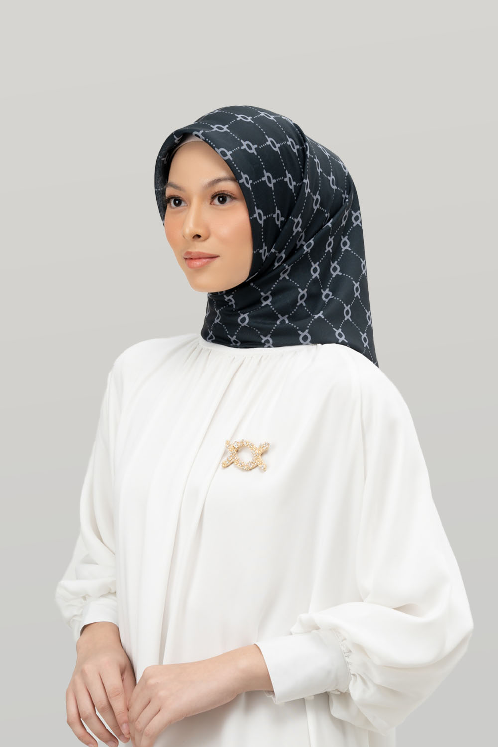 Monogram Scarf London Edition I