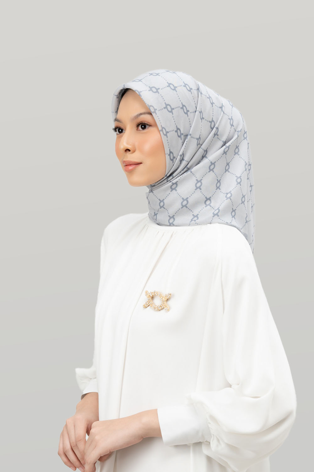 Monogram Scarf London Edition I