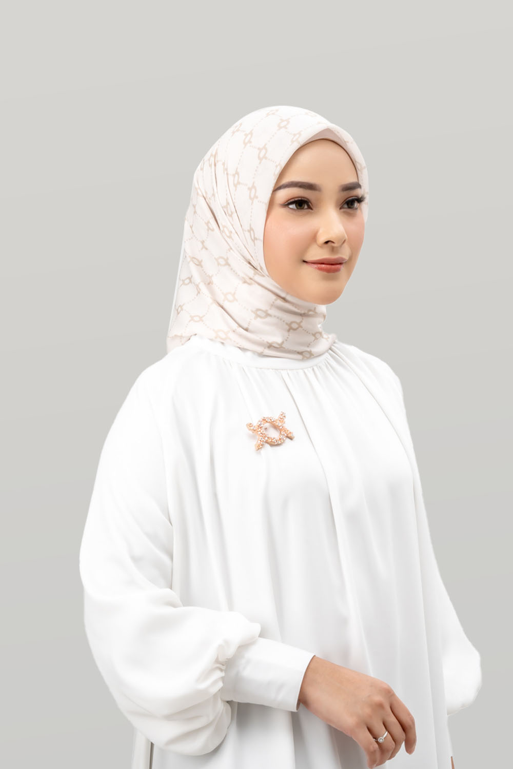 Monogram Scarf London Edition I