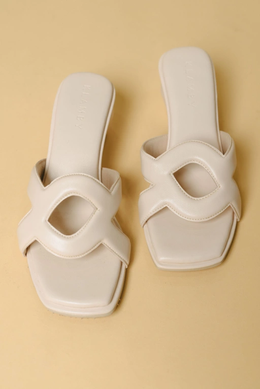 Image of Monogram Heels Beige (Minor)