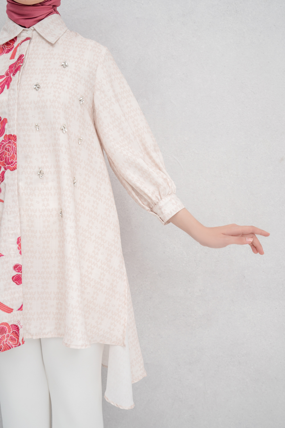 Lagosi Tunic With Embellishment Magnolia