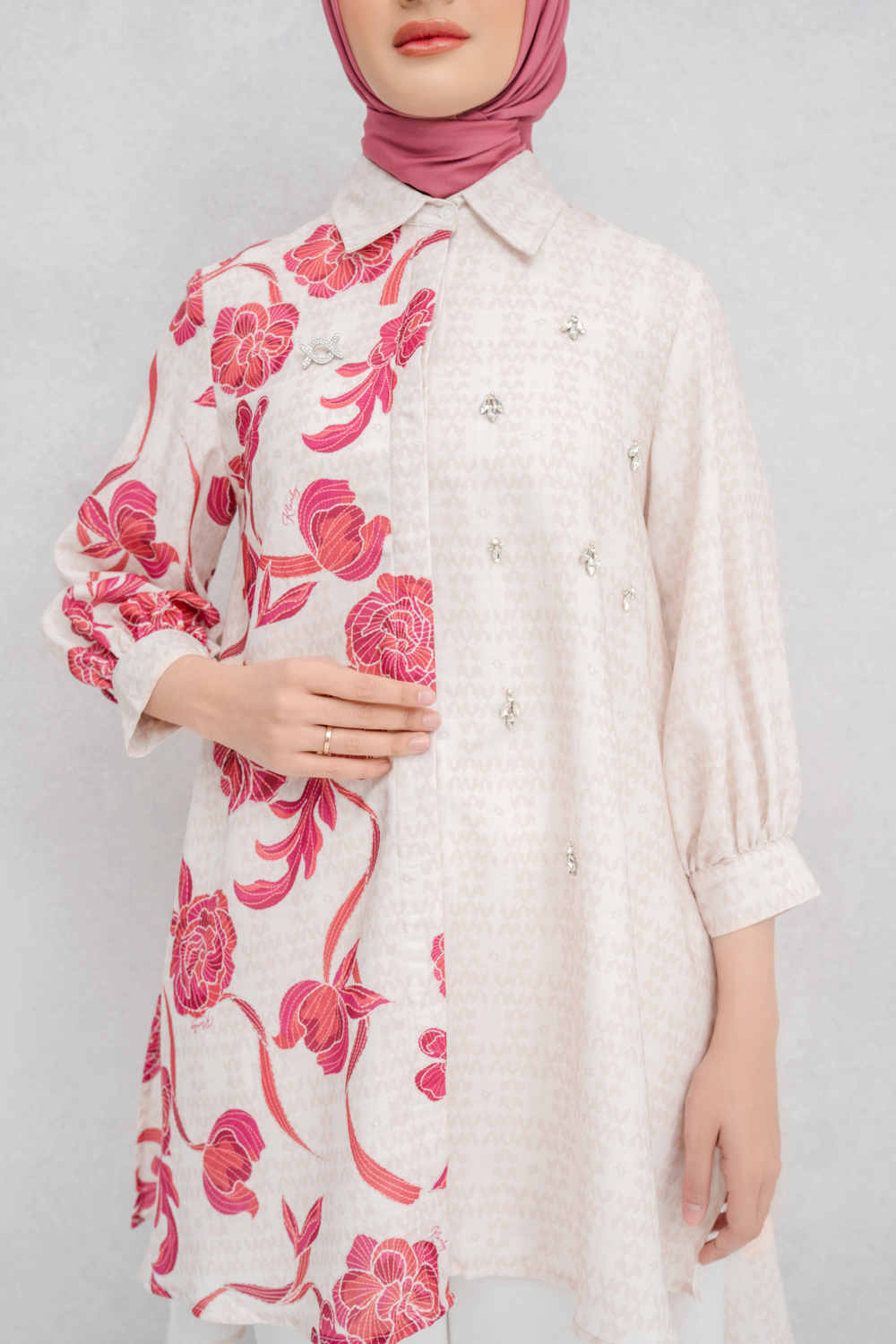 Lagosi Tunic With Embellishment Magnolia
