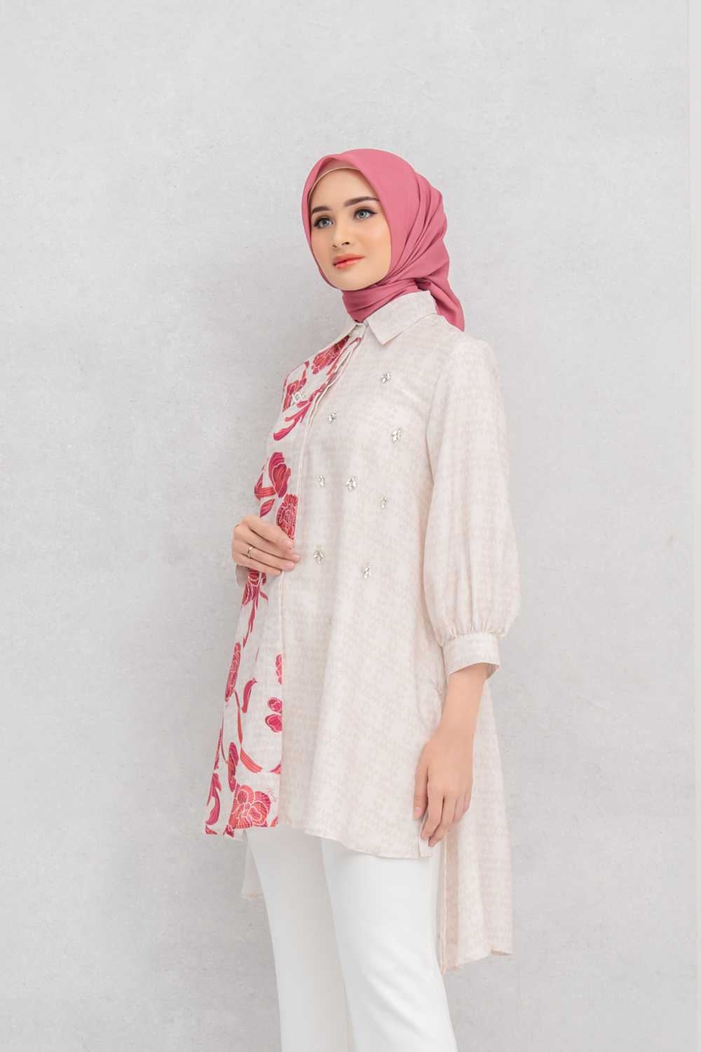 Lagosi Tunic With Embellishment Magnolia