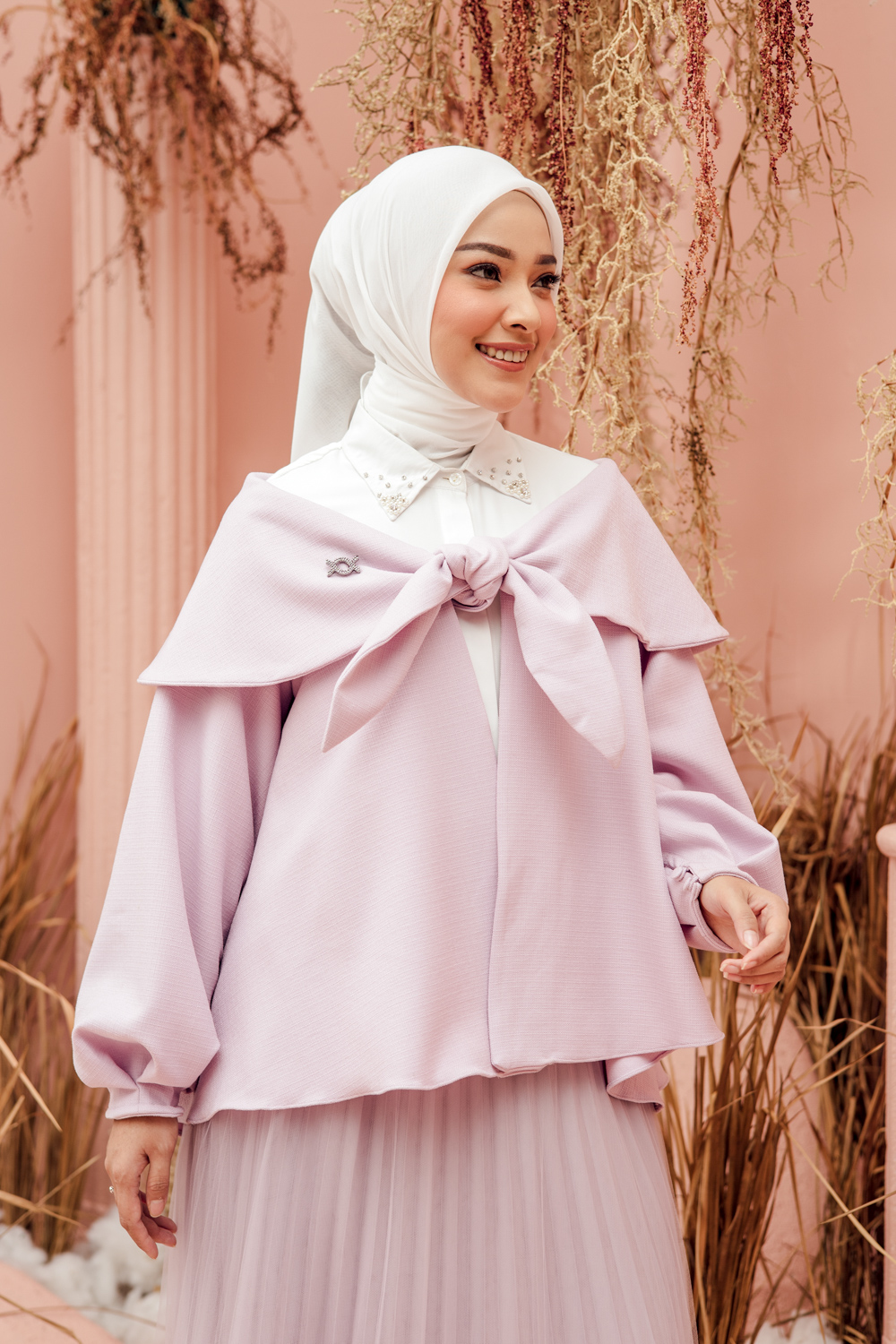 Calliesh shaped Outer Lilac Snow