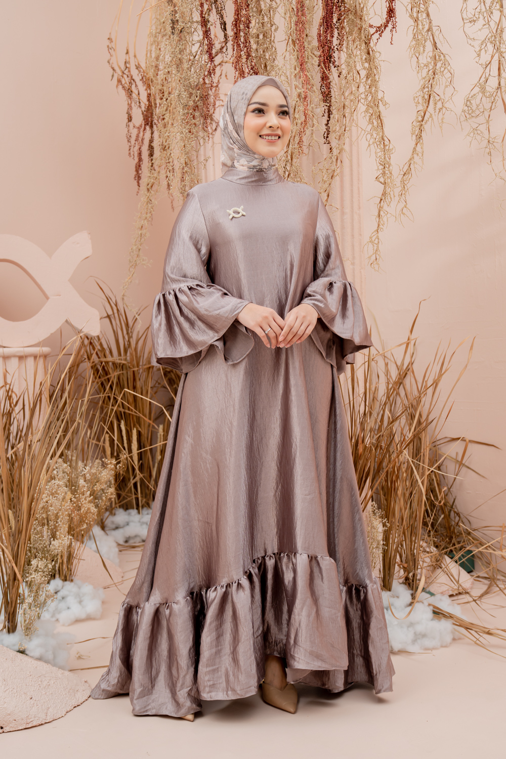 Asteria Dress (Minor) Lead Gray