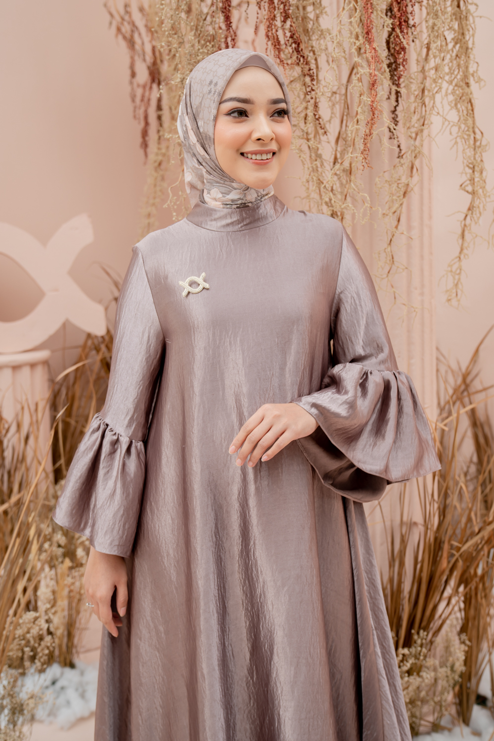Asteria Dress (Minor) Lead Gray