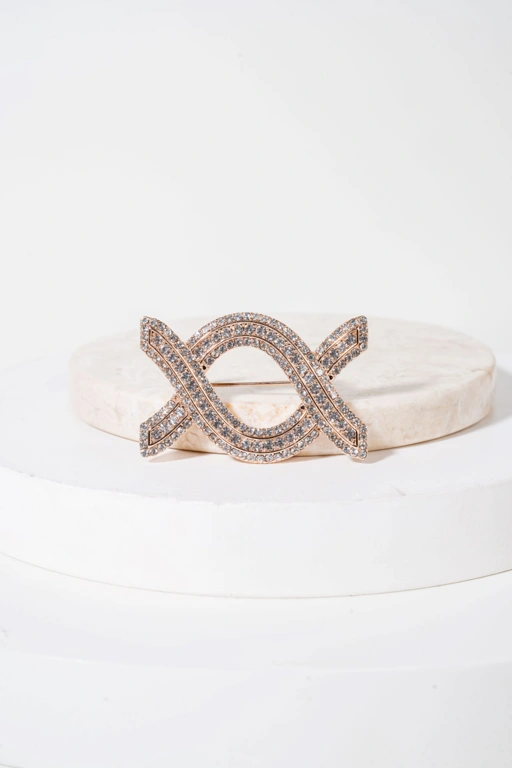 Image of Stella Brooch Rose Gold