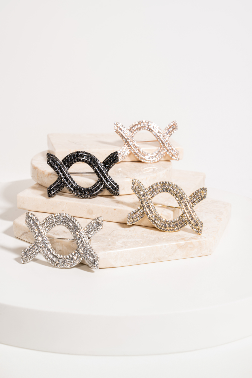 Stella Brooch Rose Gold