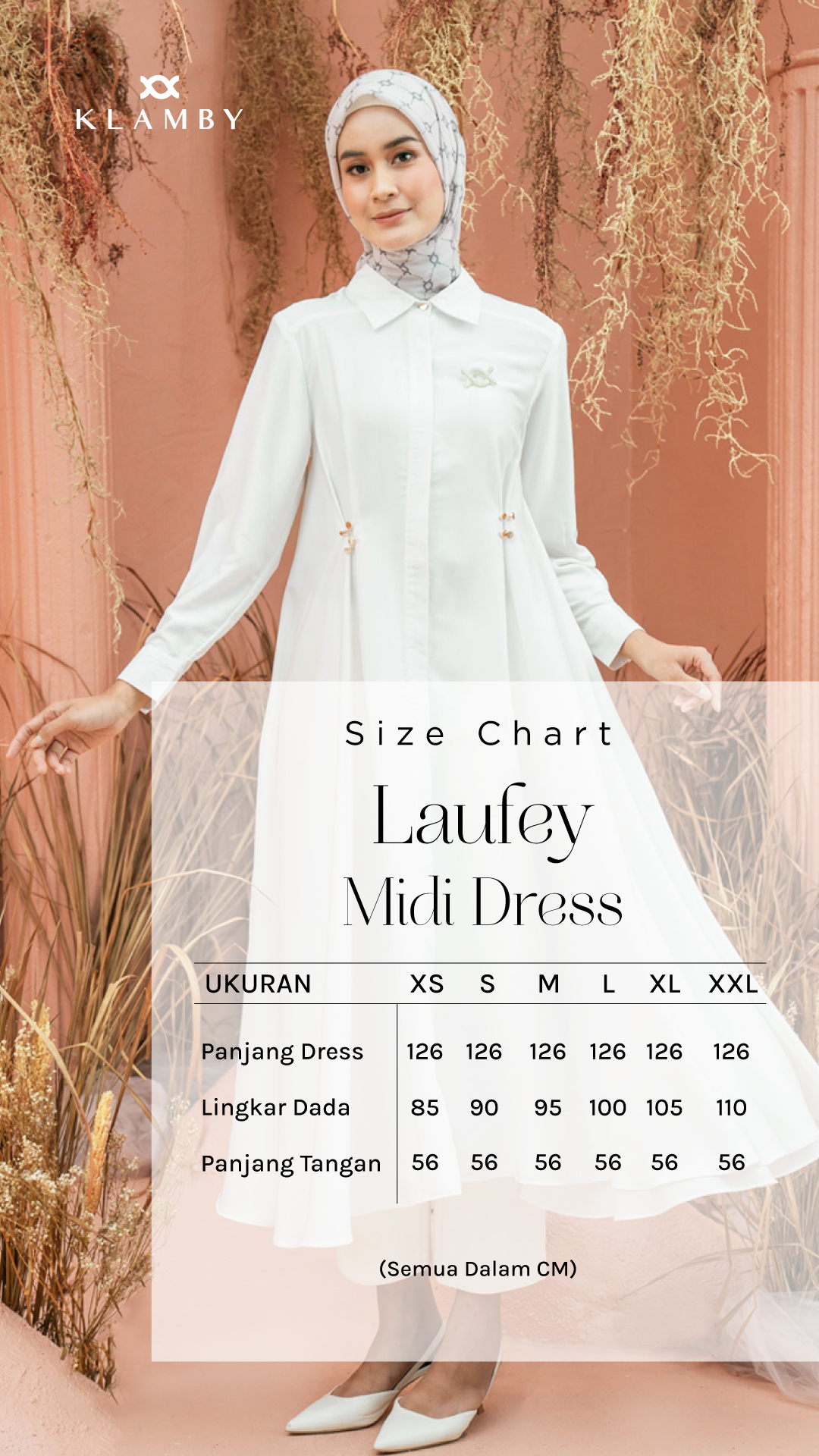 Laufey Midi Dress (Minor) Sea salt