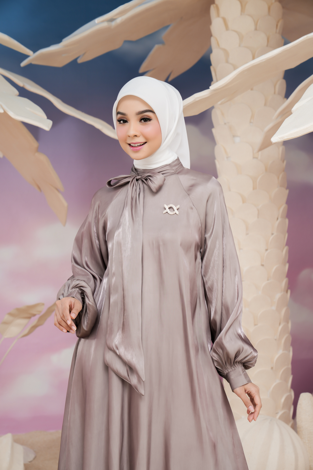 Kaluna Dress Dovecoat