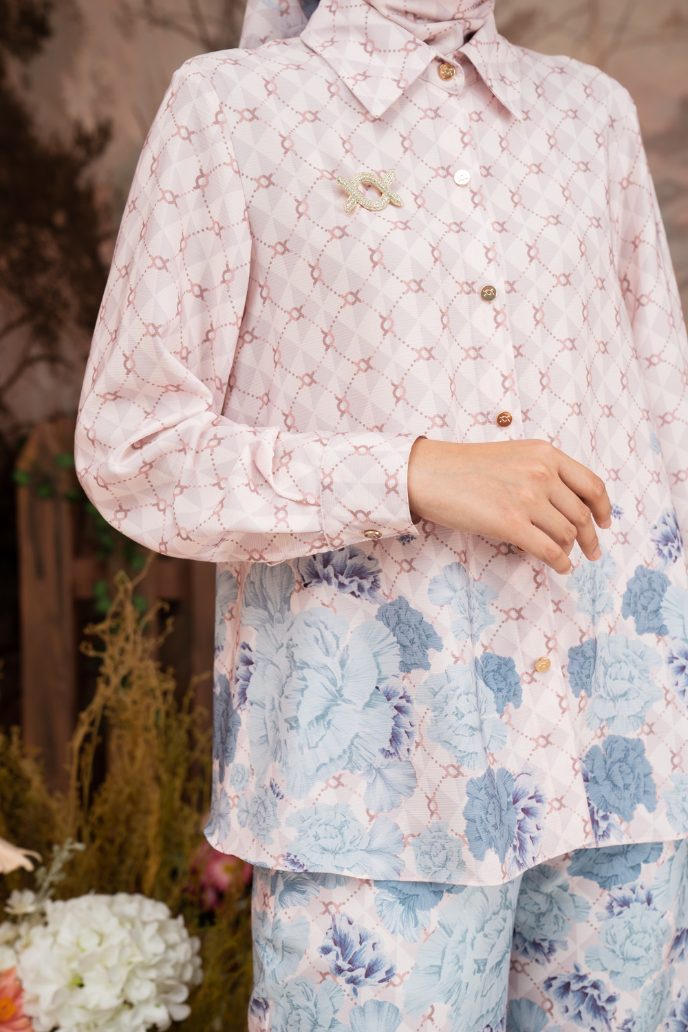 Rosette Shirt Candyfloss