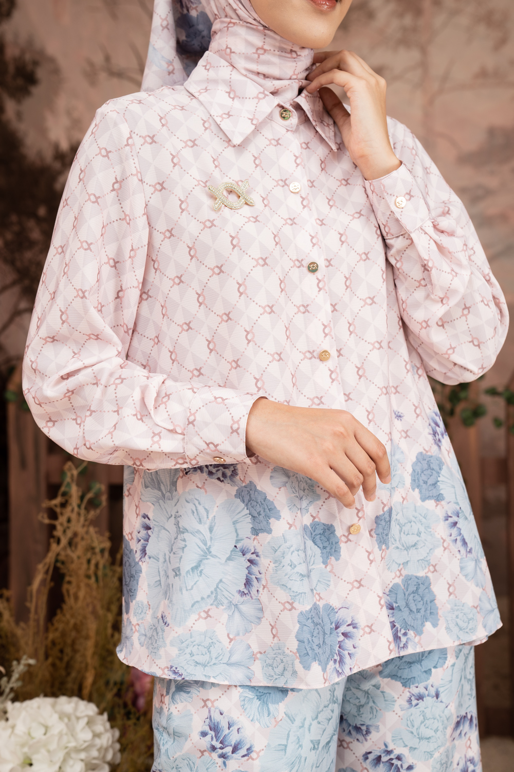 Rosette Shirt Candyfloss