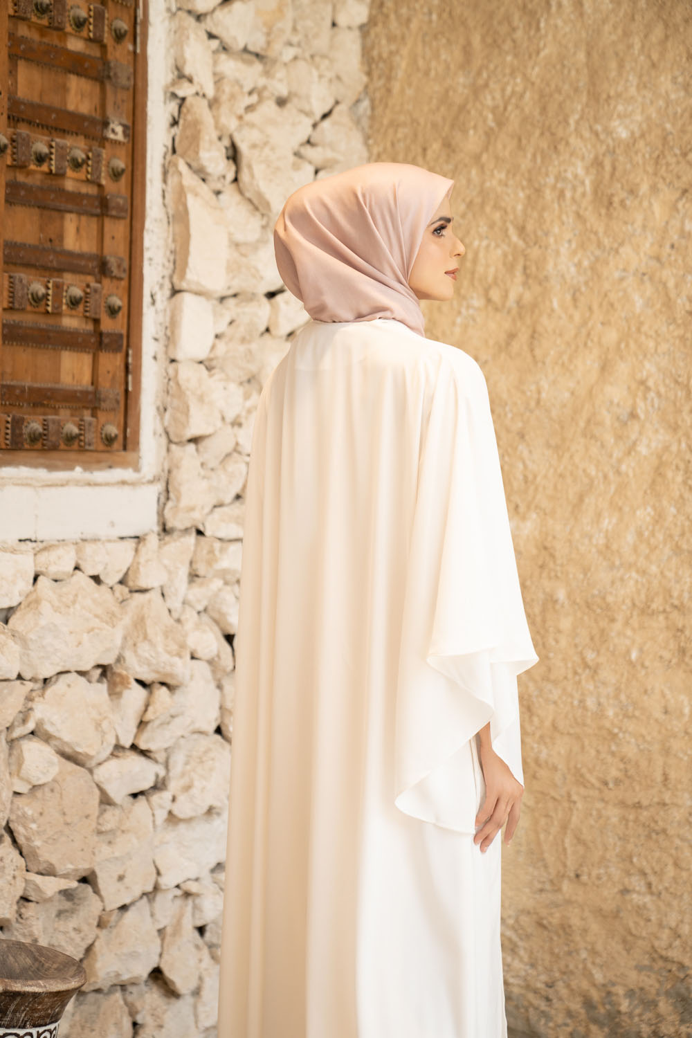 Marella Abaya Outer (Minor) Tranquil White