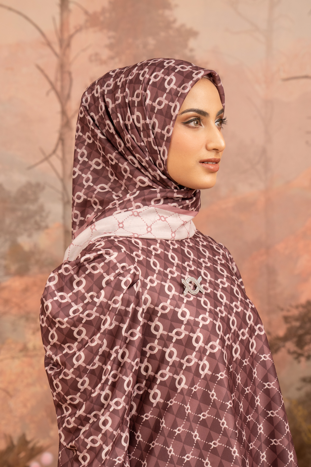 Calya Monogram Scarf