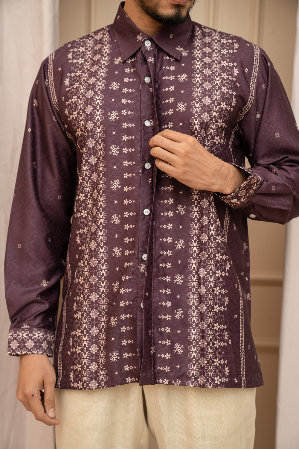 Magani Long Shirt Men (Minor) Luster