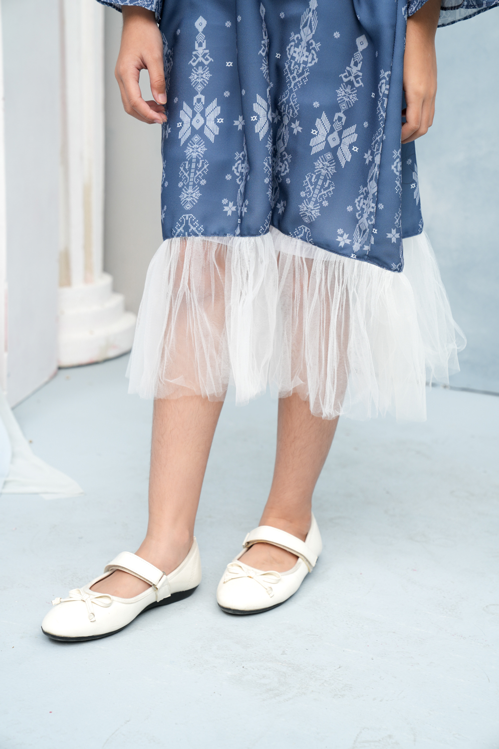 Lingga Dress Girl (Minor) Biru Nila