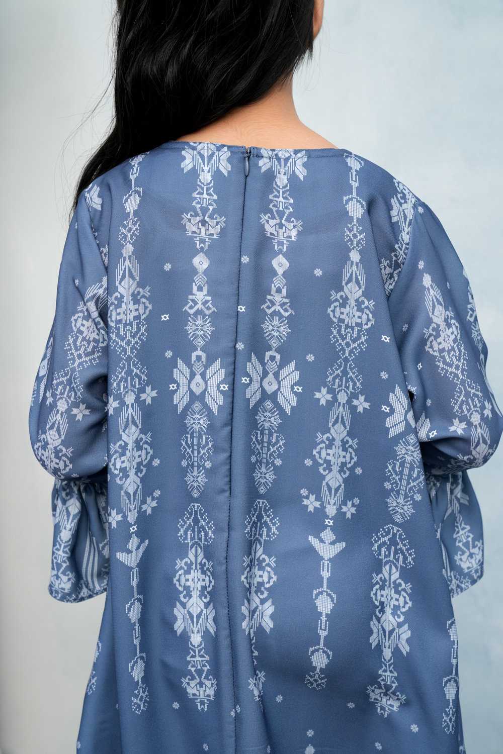 Lingga Dress Girl (Minor) Biru Nila