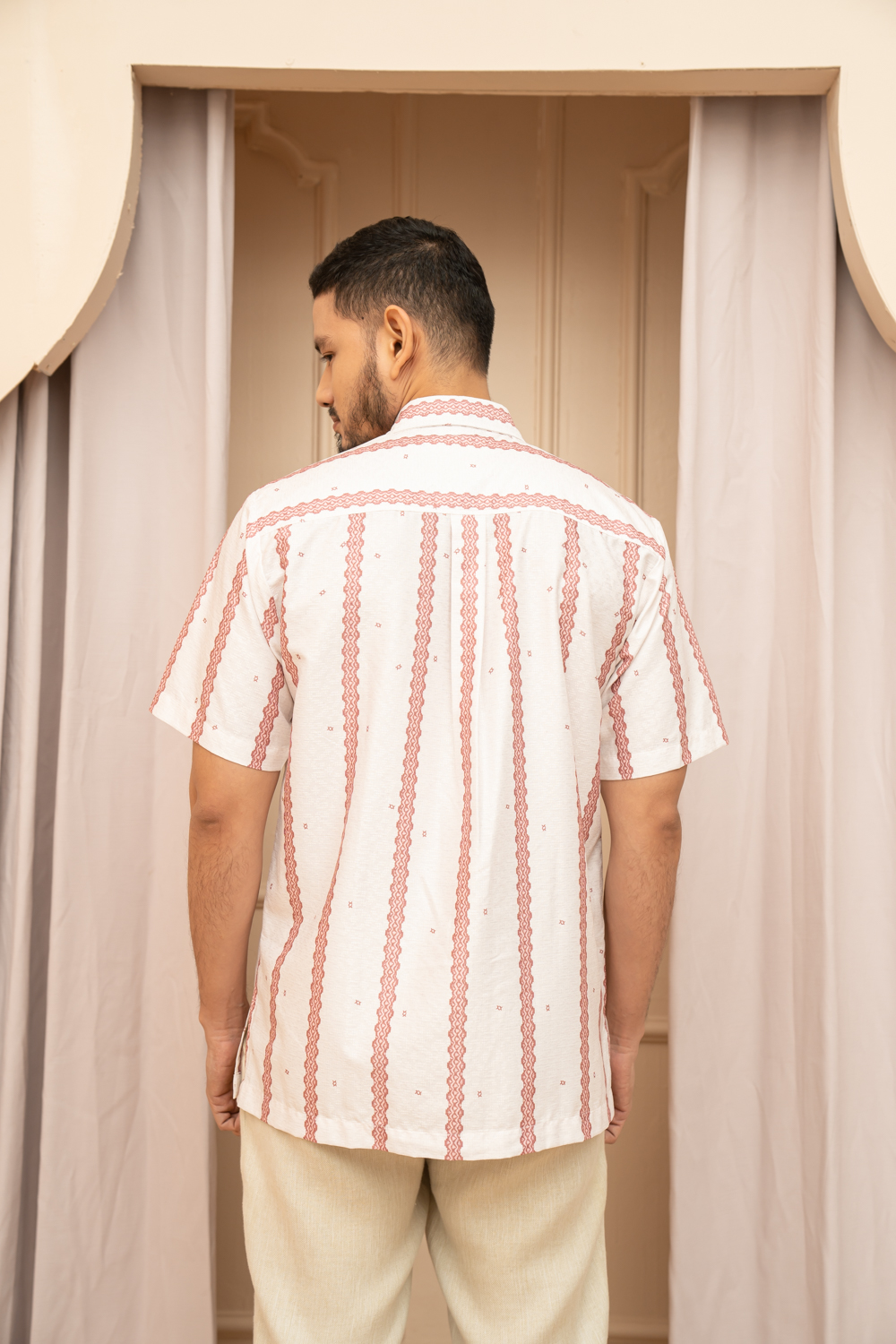 Halmahera Shirt Men (Minor) Coralline