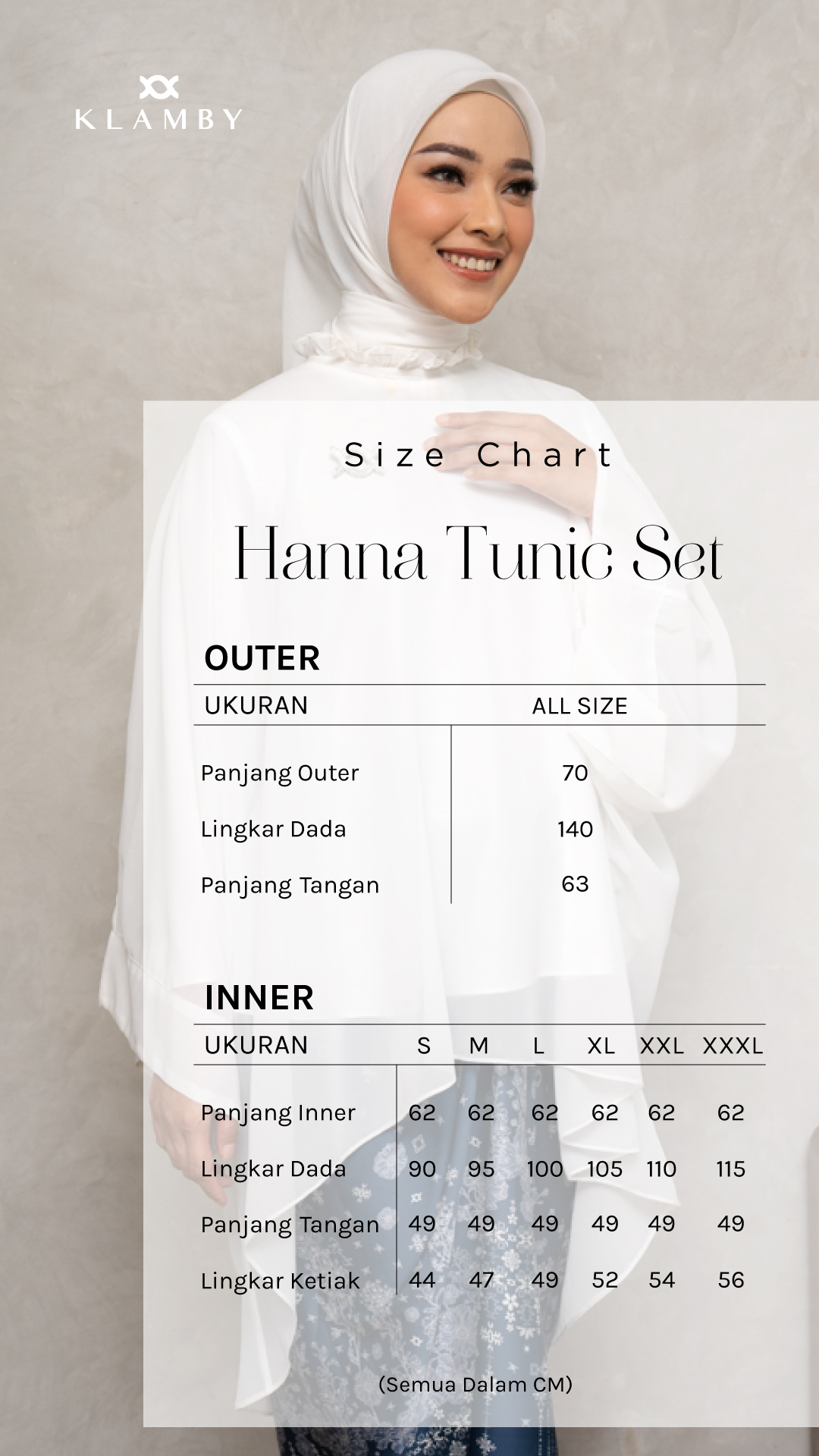 Hanna Tunic Set Midnight Blue