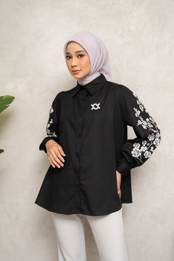 Kalena Shirt Black Onyx