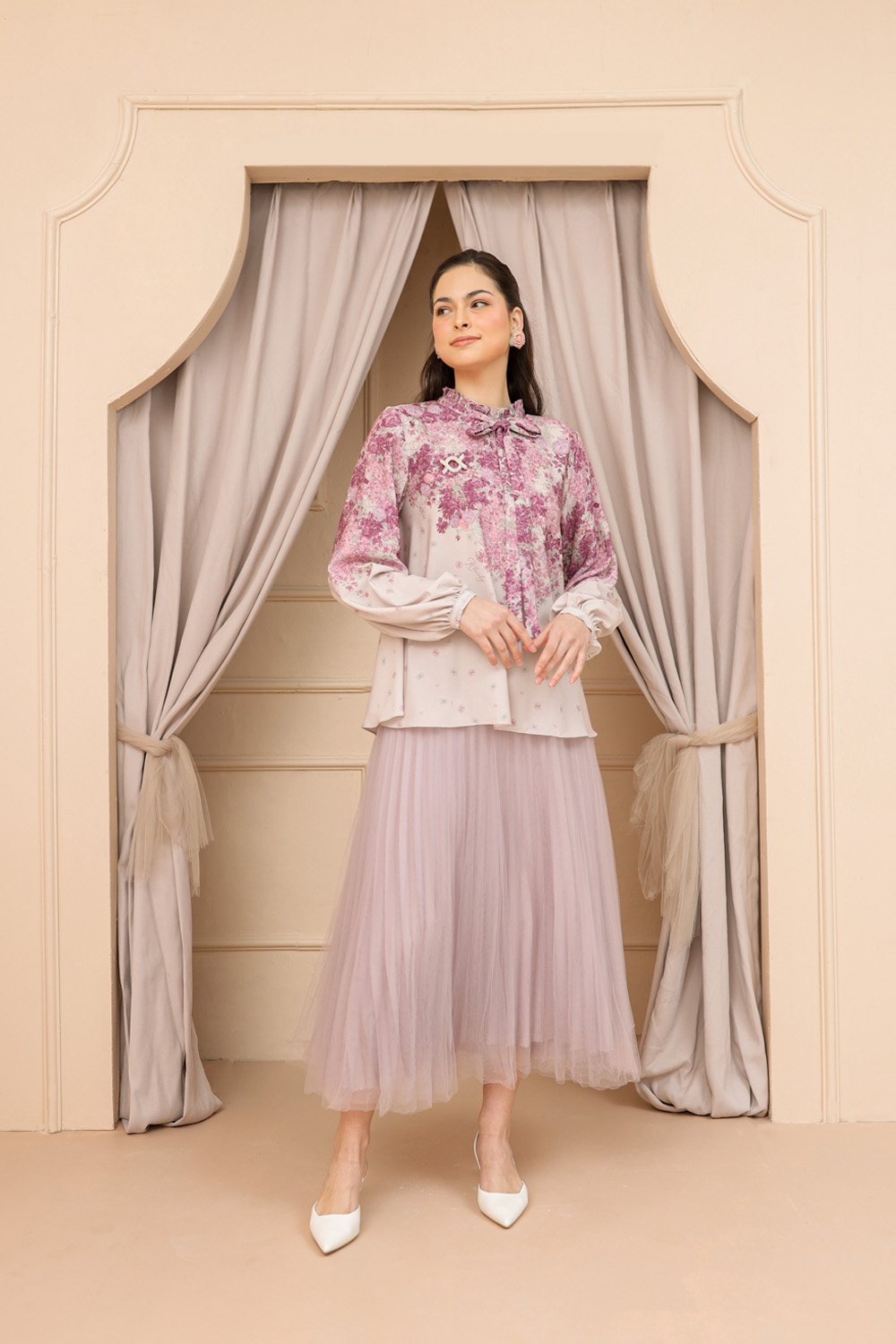 Maala Blouse (Minor) Hawthorn