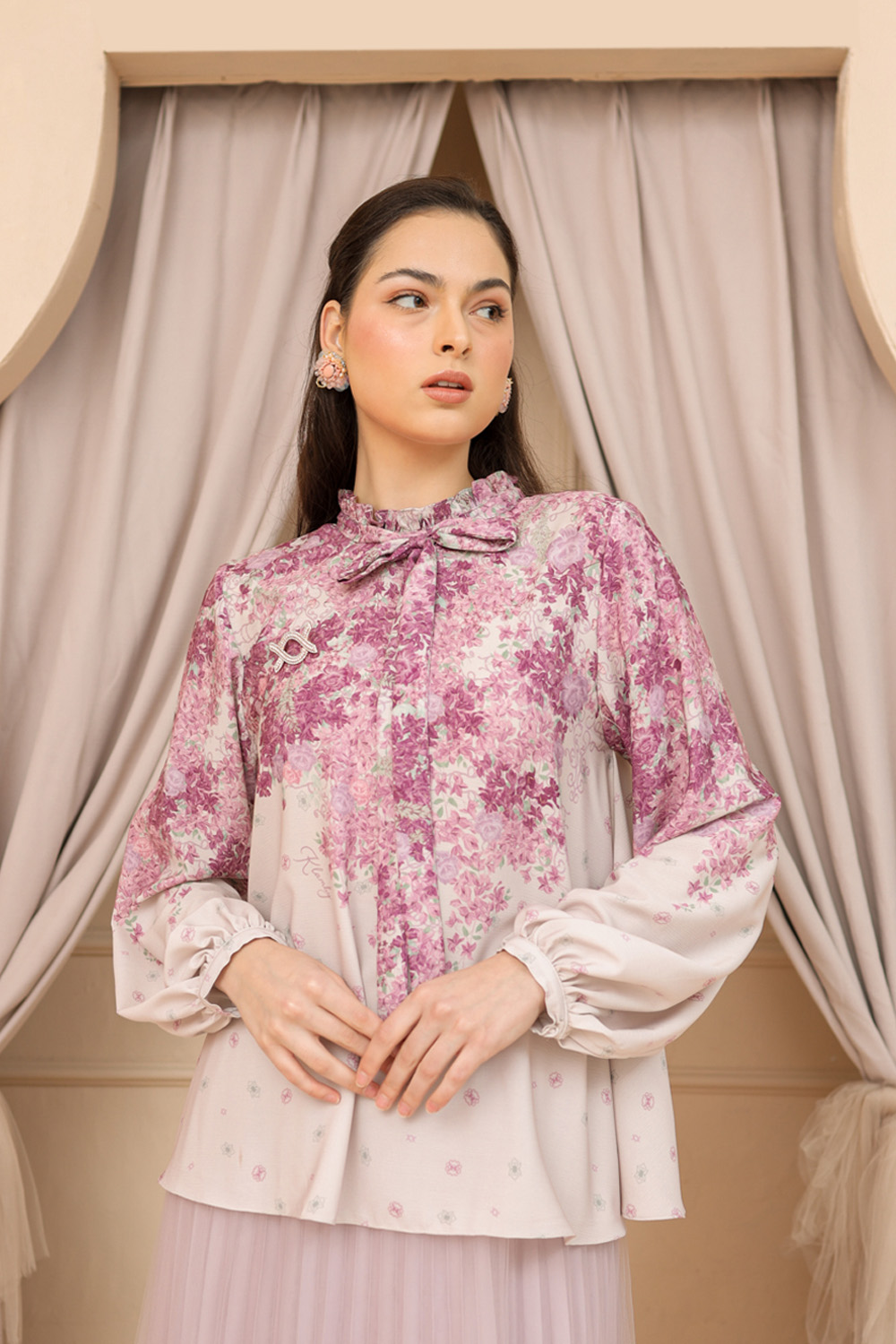 Maala Blouse (Minor) Hawthorn