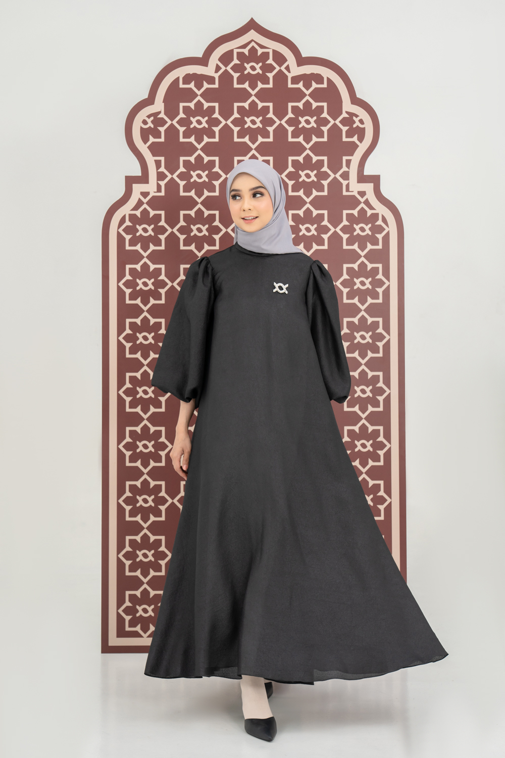 Heidy Dress Carbon