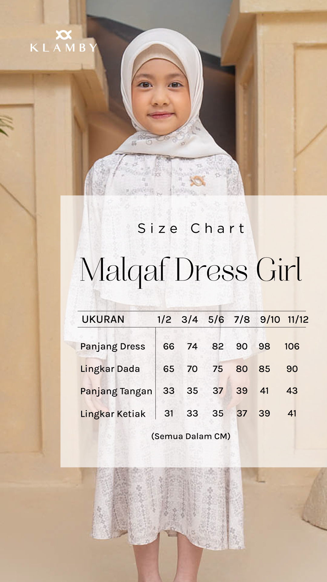 Malqaf Dress Girl Snowy Pearl
