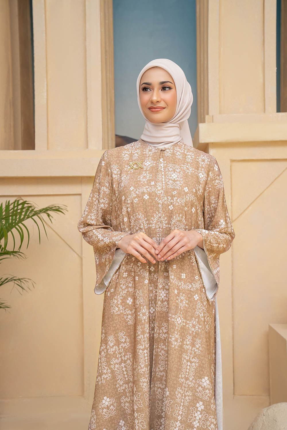 Malqaf Dress Golden Delight