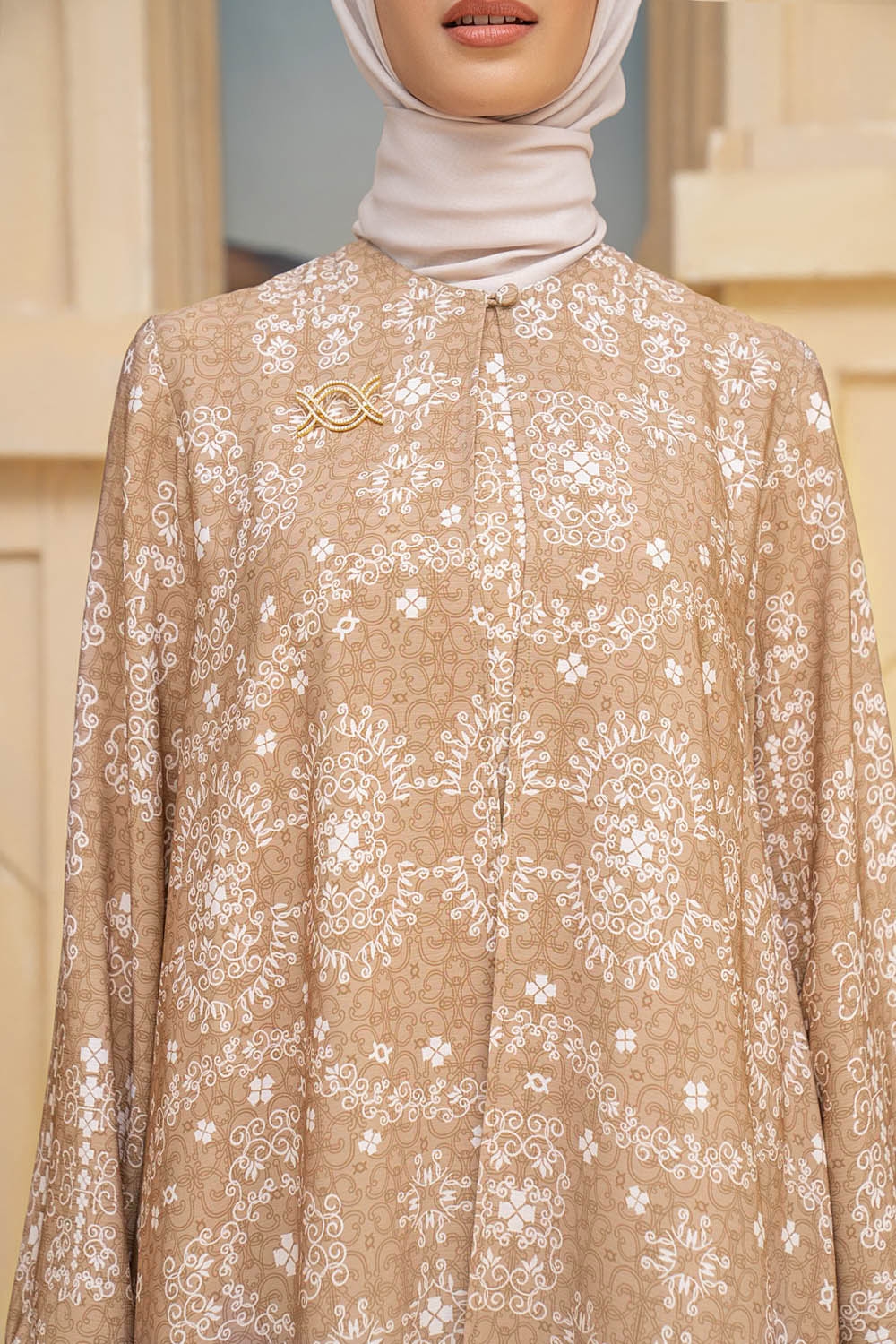 Malqaf Dress Golden Delight