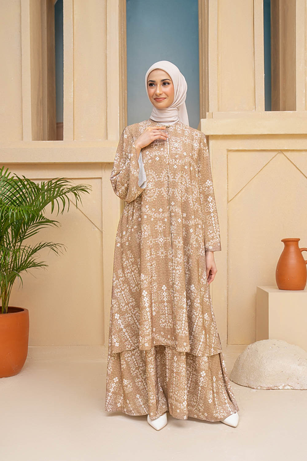Malqaf Dress Set Golden Delight
