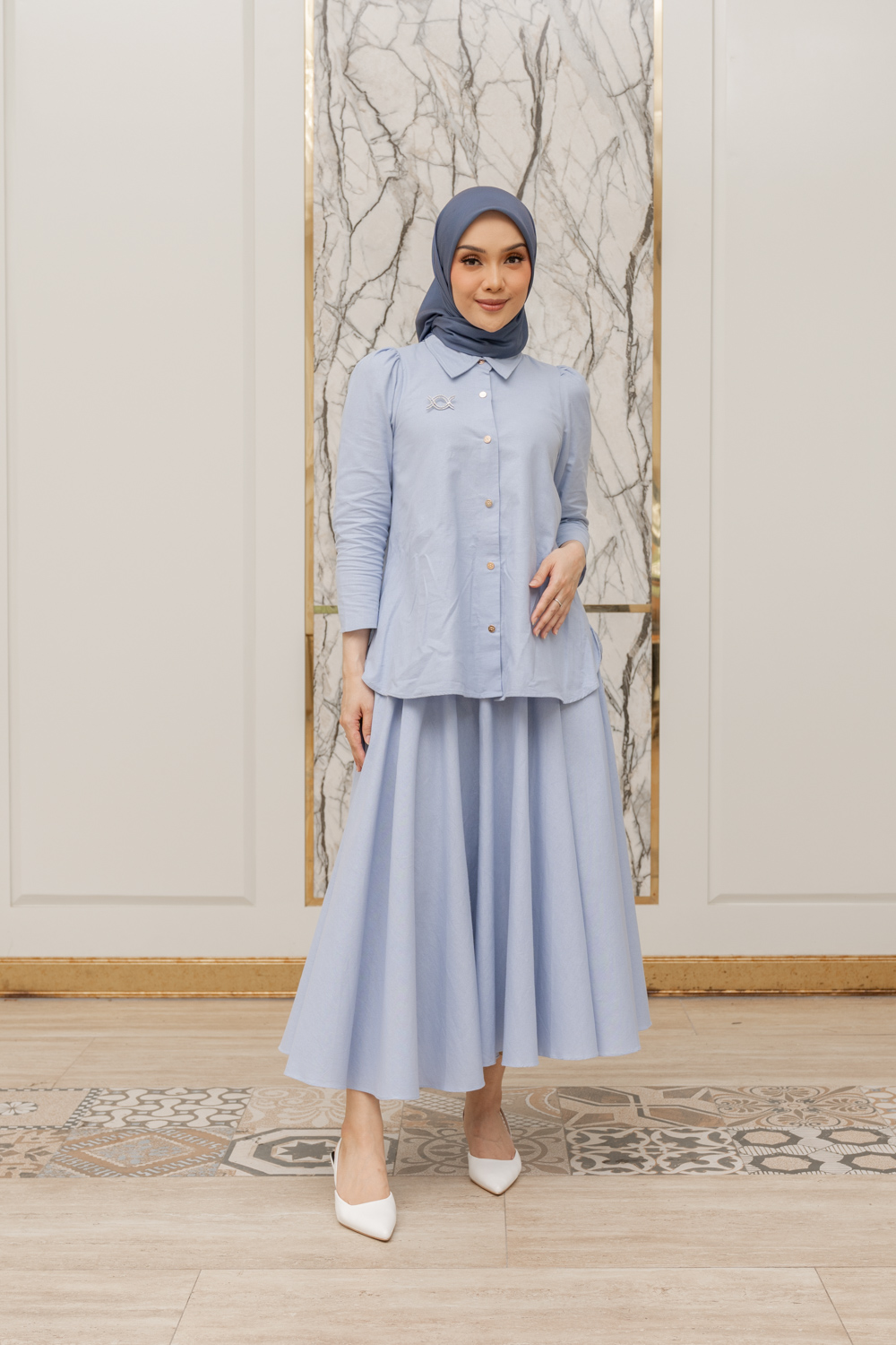 Letisha One Set (Minor) Dusk Blue