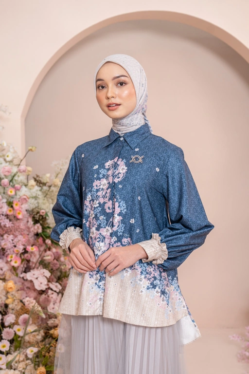 Image of Rissa Shirt Arctic Blush