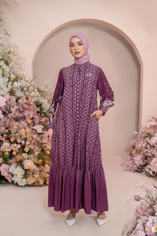 Image of Klamby - Rissa Dress Berry Bliss