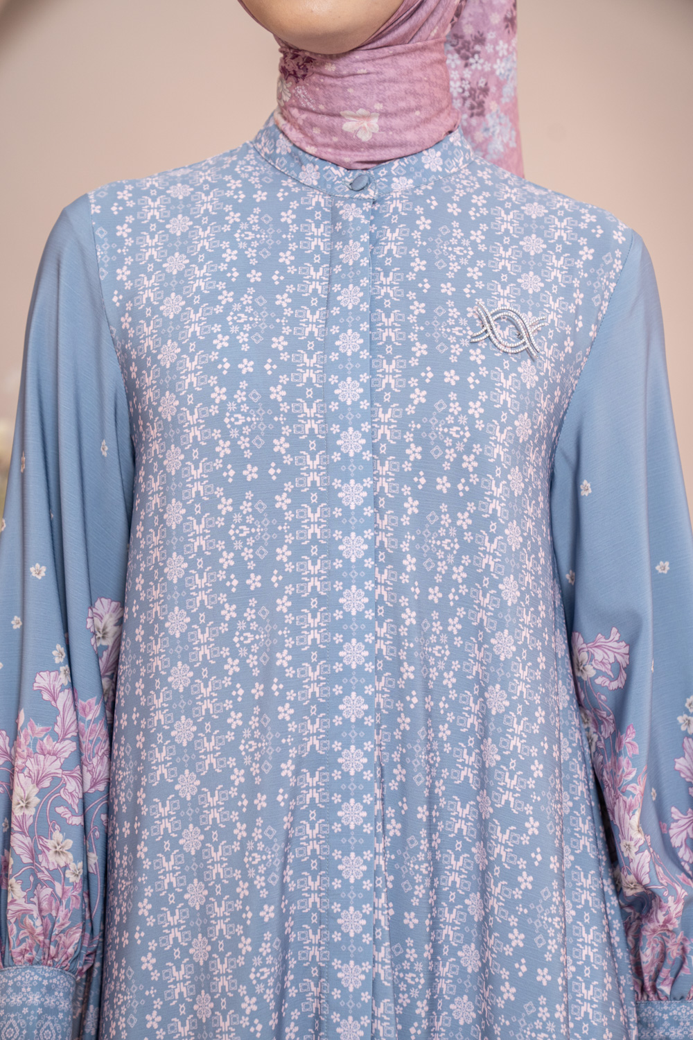 Rissa Dress Sky Blossom