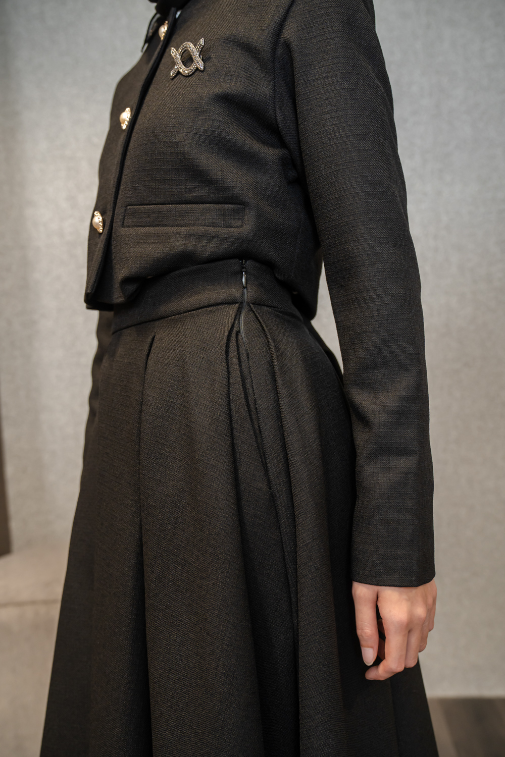 Lenore Skirt Raven Black