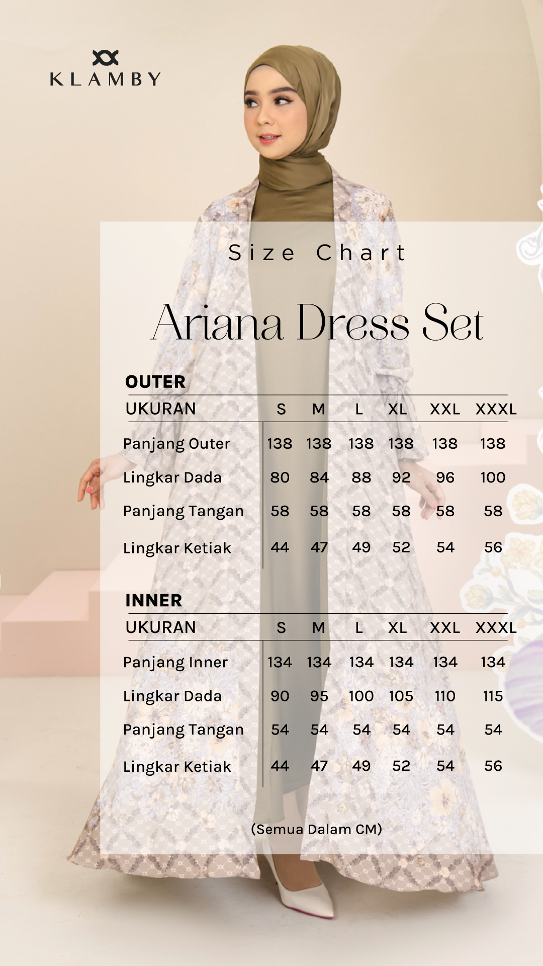 Ariana Dress Set Golden Fog