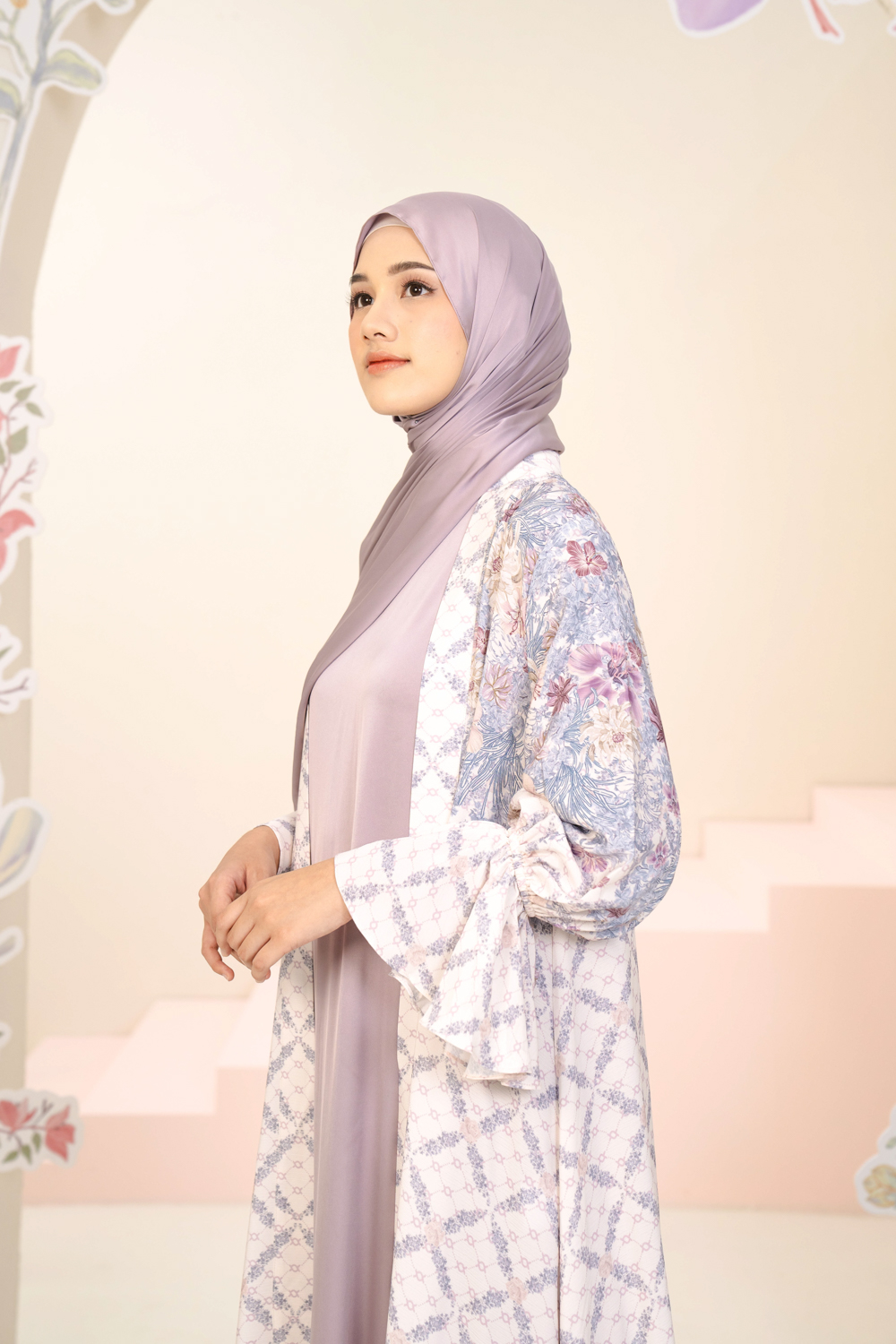Ariana Dress Set Silver Dusk