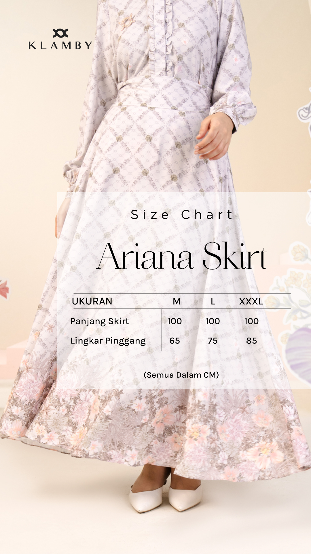 Ariana Skirt Moon Silver