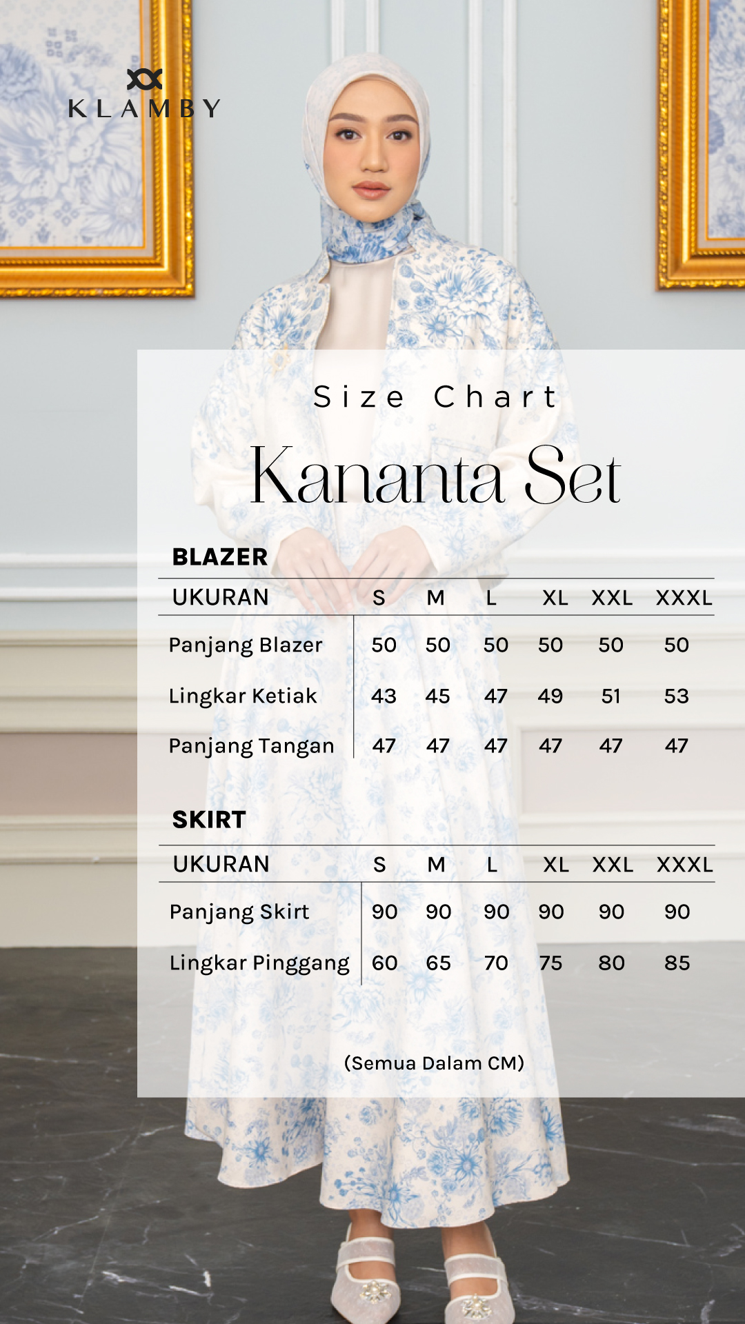 Kananta Blazer & Skirt Set Celestial Pearl