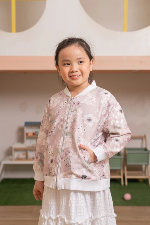 Image of Zinnia Jacket Kids Dusty Purple