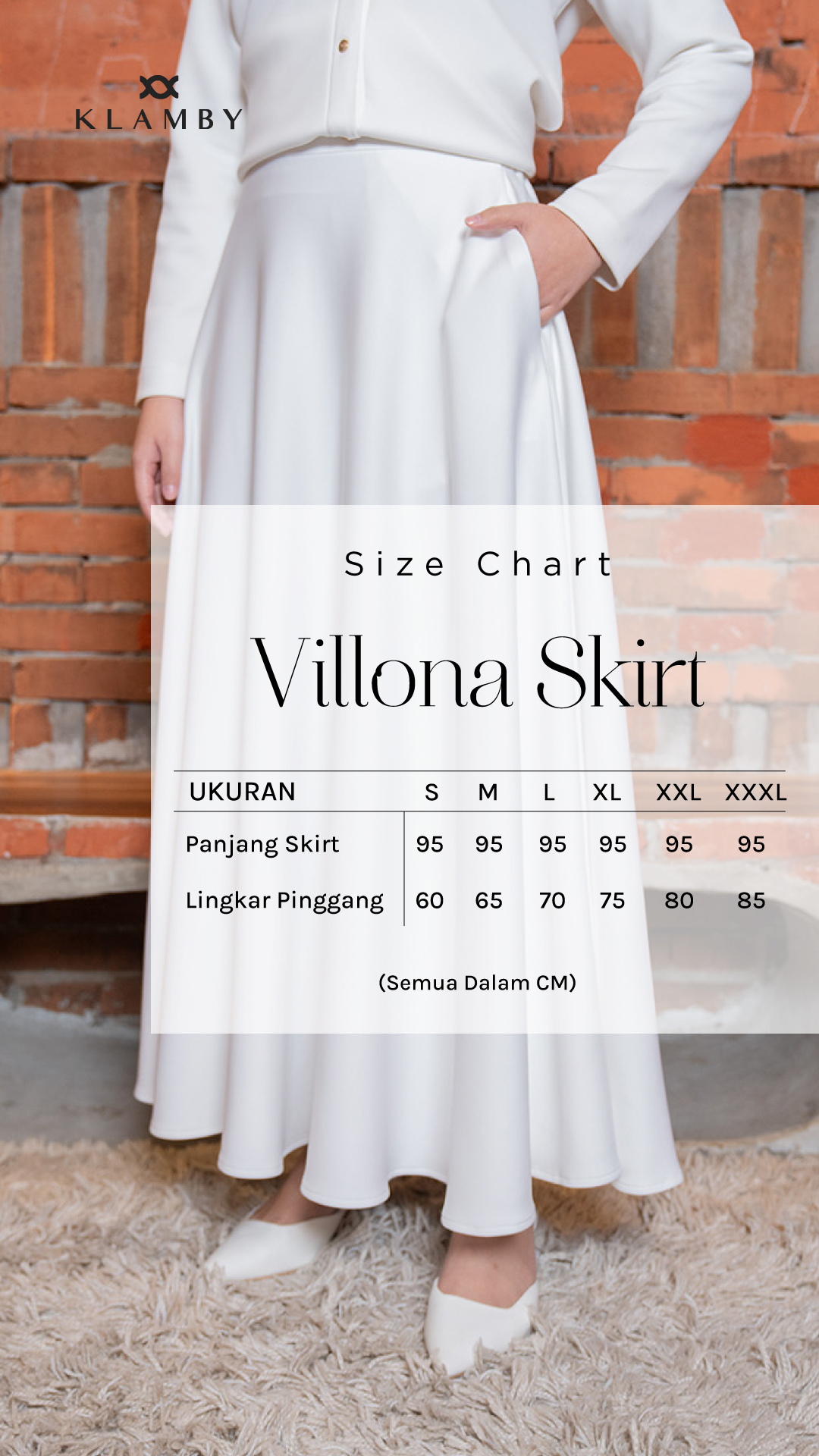 Villona Skirt Red Chrysanthemum