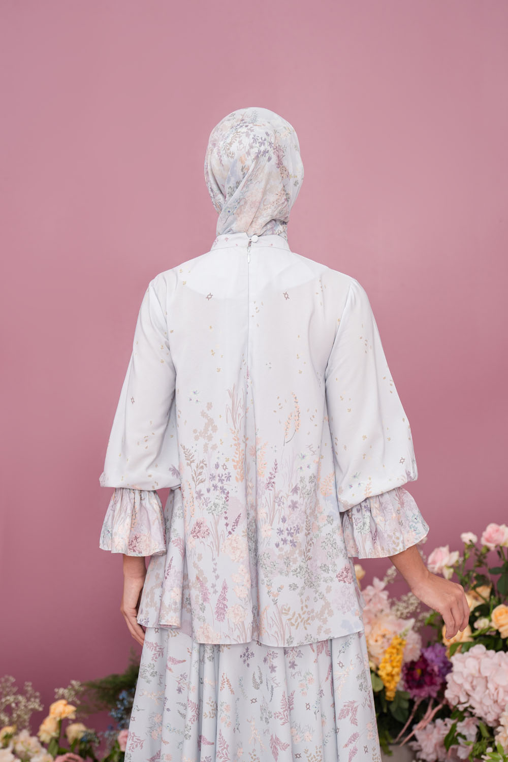 Gardenia Blouse Ashy Blue