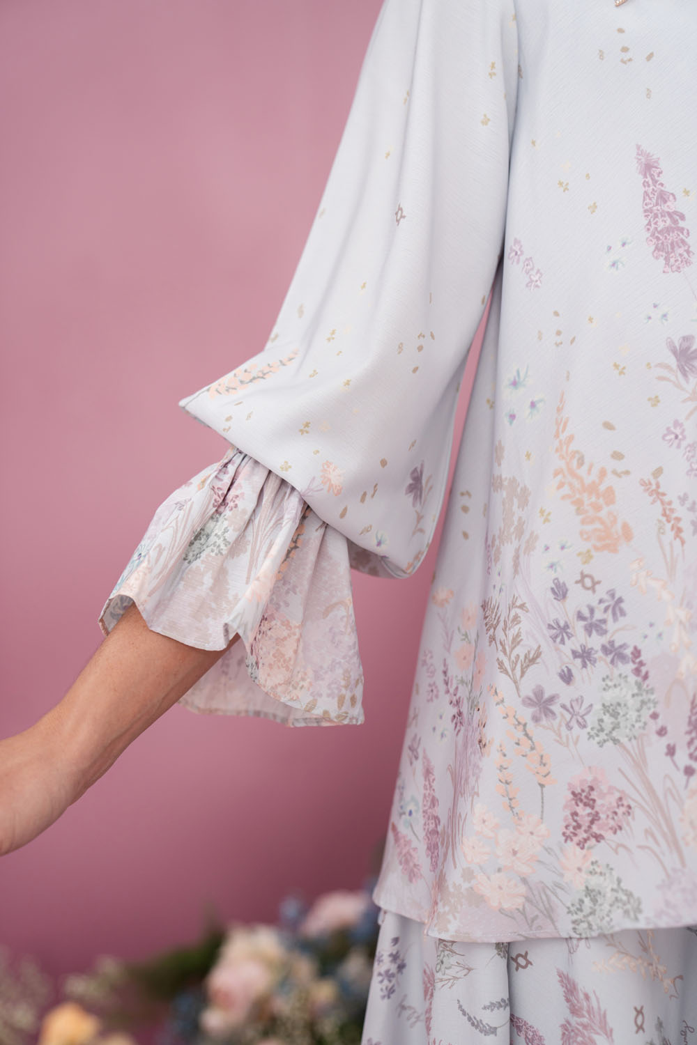 Gardenia Blouse Ashy Blue