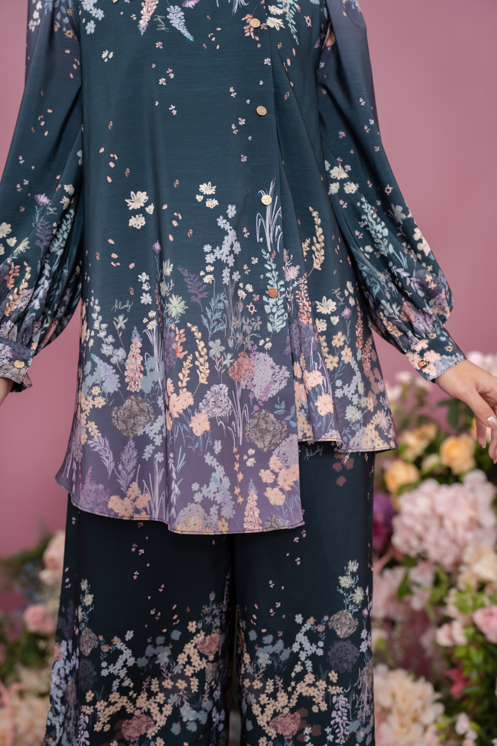 Gardenia Shirt Dark Berry